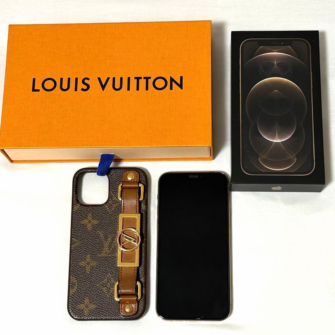 iPhone12pro 本体 ゴールド 256 VUITTON ケース セット