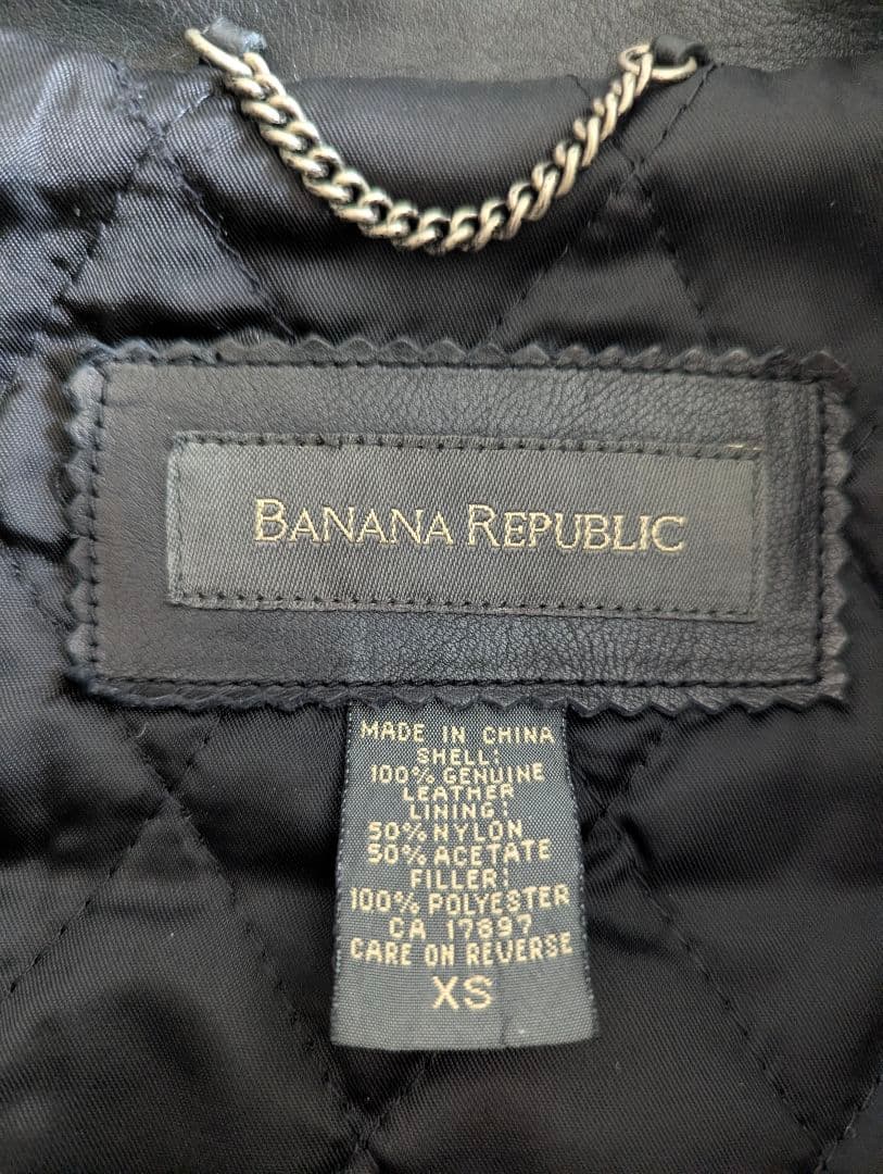 BANANA REPUBLIC ライダースジャケット　 革ジャン