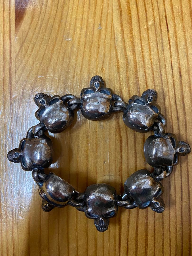 crazy pig　EVIL SKULL LINK BRACELET