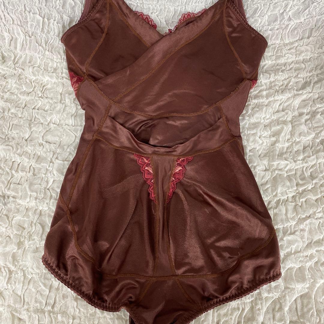 マルコ 補正下着 カーヴィシャス ローズウッドブラウン ボディースーツ D70M