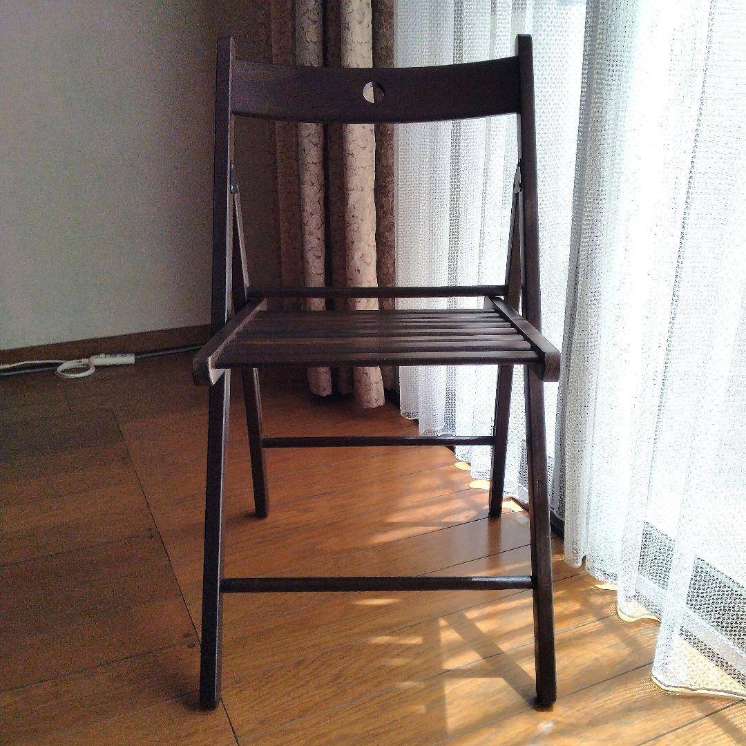 【IKEA イケア】FRÖSVI 木製 折りたたみ椅子 3脚セット