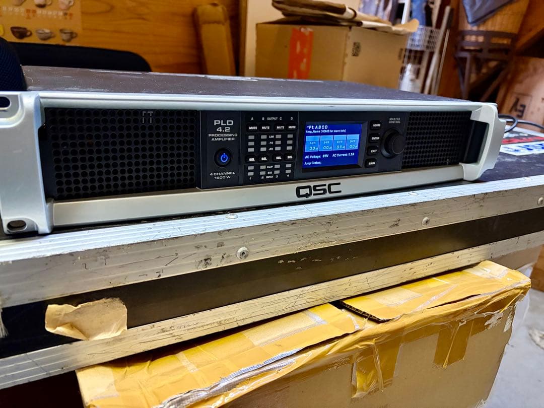QSC PLD 4.2 プロセッサーアンプ 1600W