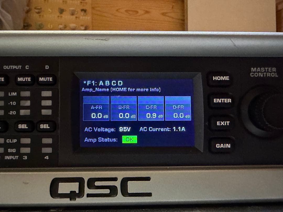 QSC PLD 4.2 プロセッサーアンプ 1600W