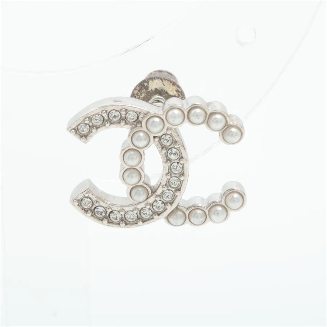 CHANEL ピアス B25V ココマーク　パール　シルバー　ピアス　片耳