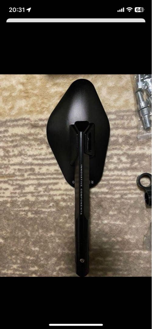 Rizoma風 バイクミラー 黒