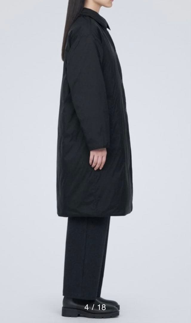 無印良品　ステンカラーコート　軽量ダウン