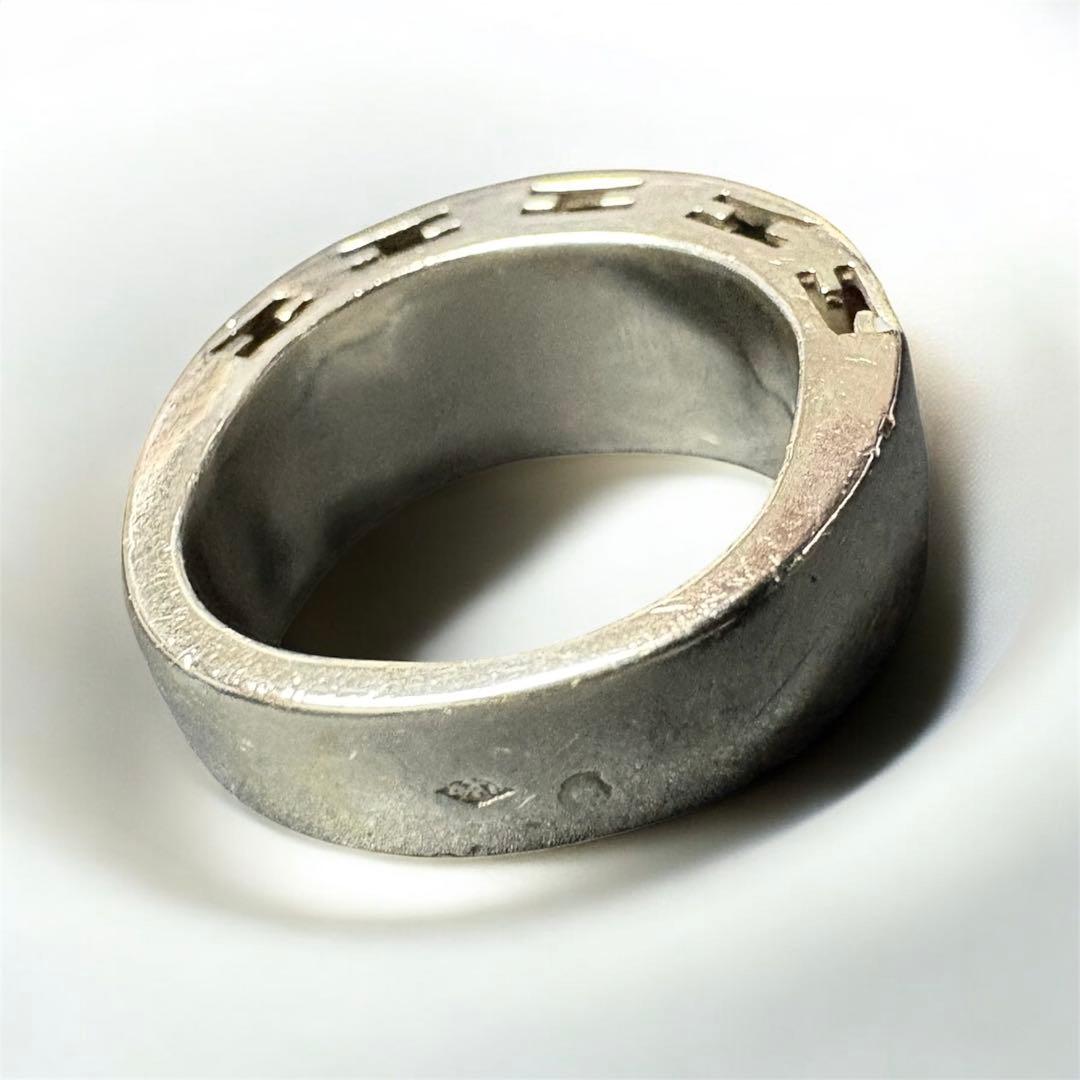 希少 マルジェラ期 エルメス クラルテ リング 50（約10号）シルバー925