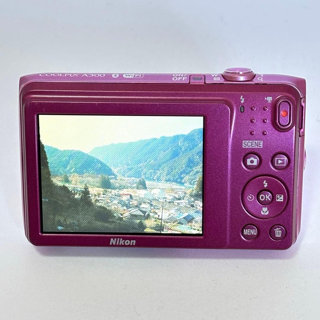 【美品】Nikon coolpix A300 ニコン　デジカメ　ピンク