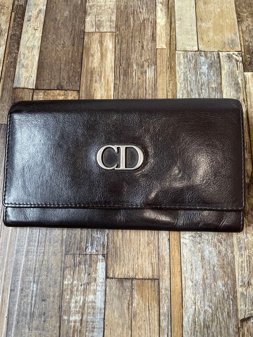 Vintage「Cristian DIOR」CD Logo Wallet