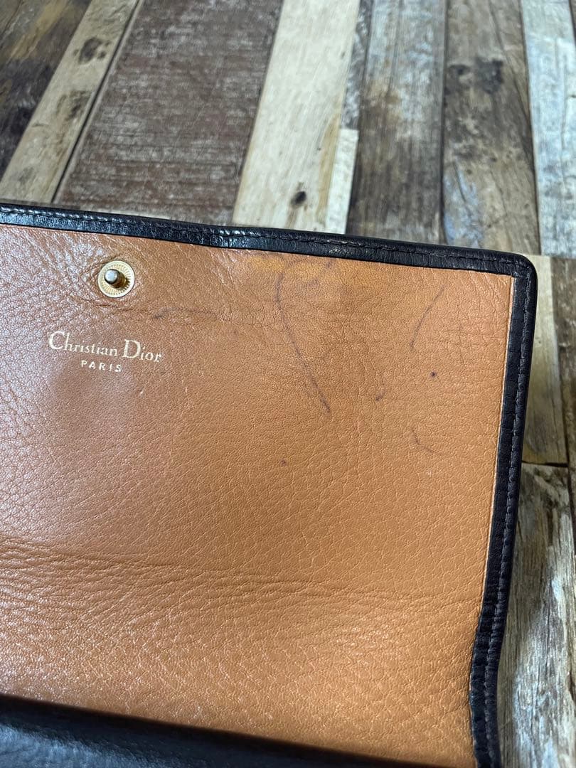 Vintage「Cristian DIOR」CD Logo Wallet
