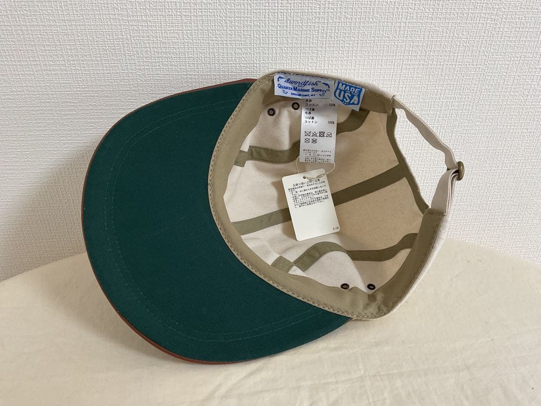 BEAMS 別注 Quaker Marine Supply ロングビルキャップ