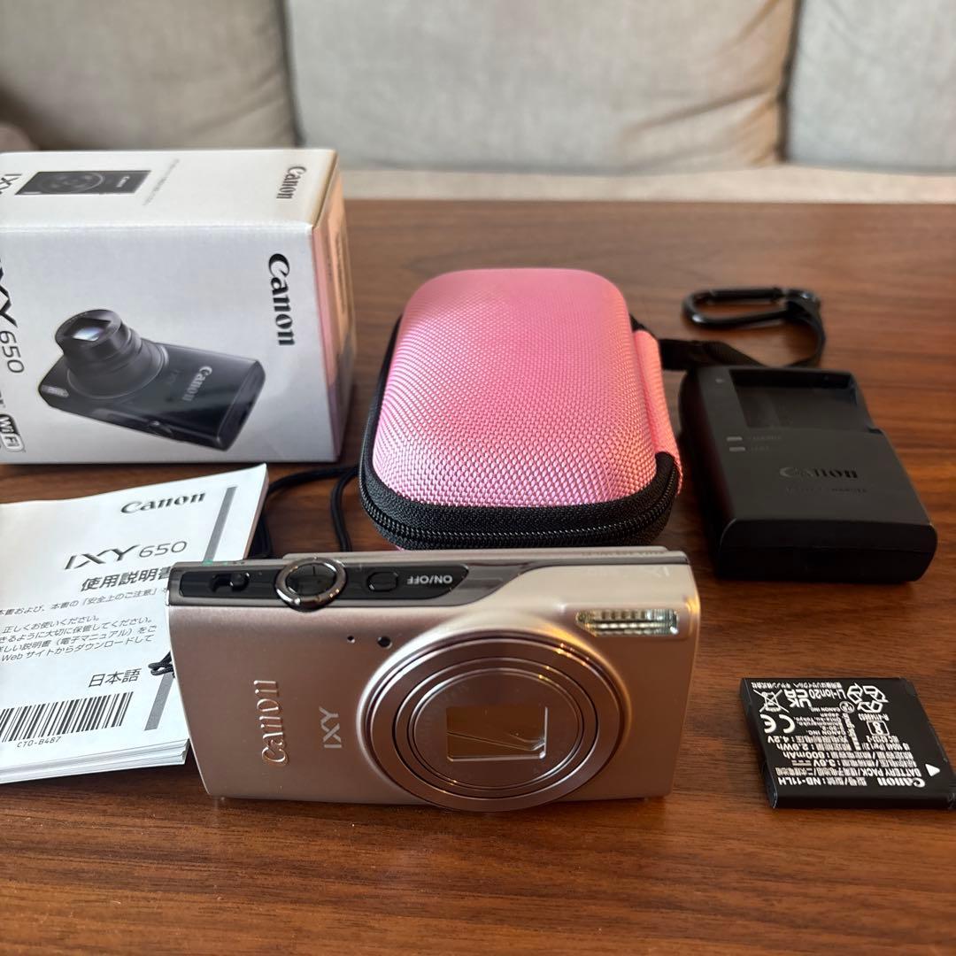 canon ixy 650 コンパクトデジタルカメラ ケース付