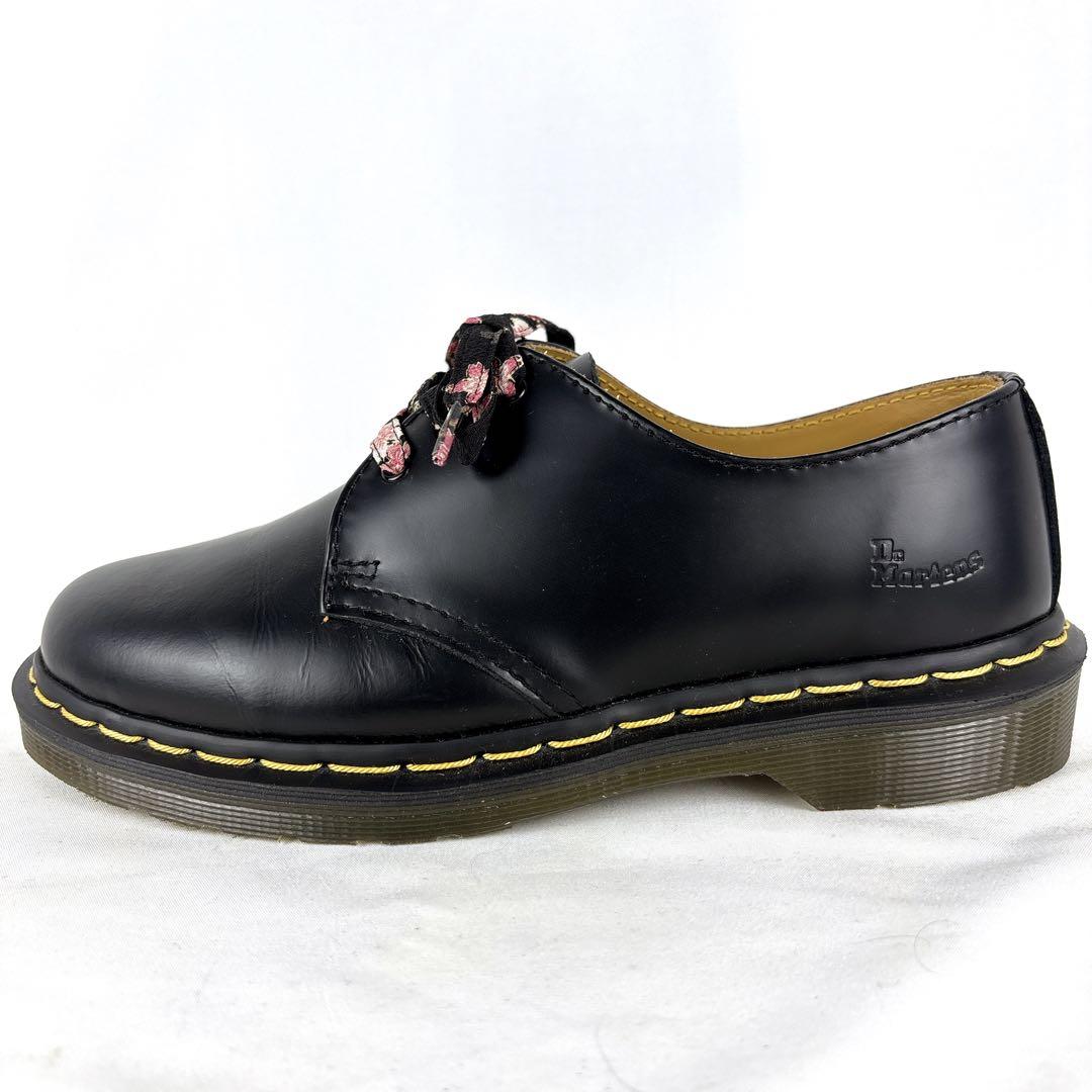 【美品】Dr.Martens ドクターマーチン 花柄シューレース付き UK5