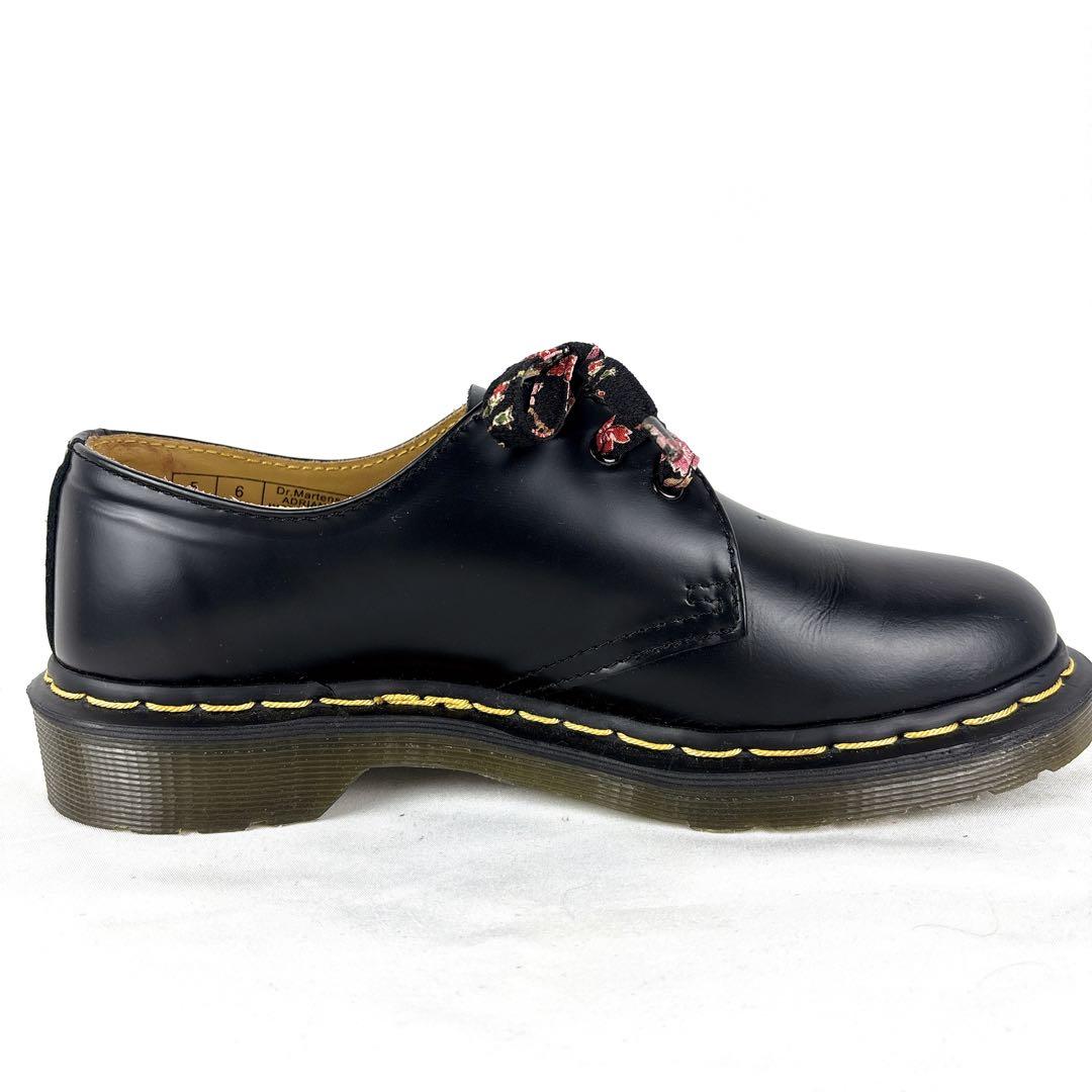 【美品】Dr.Martens ドクターマーチン 花柄シューレース付き UK5