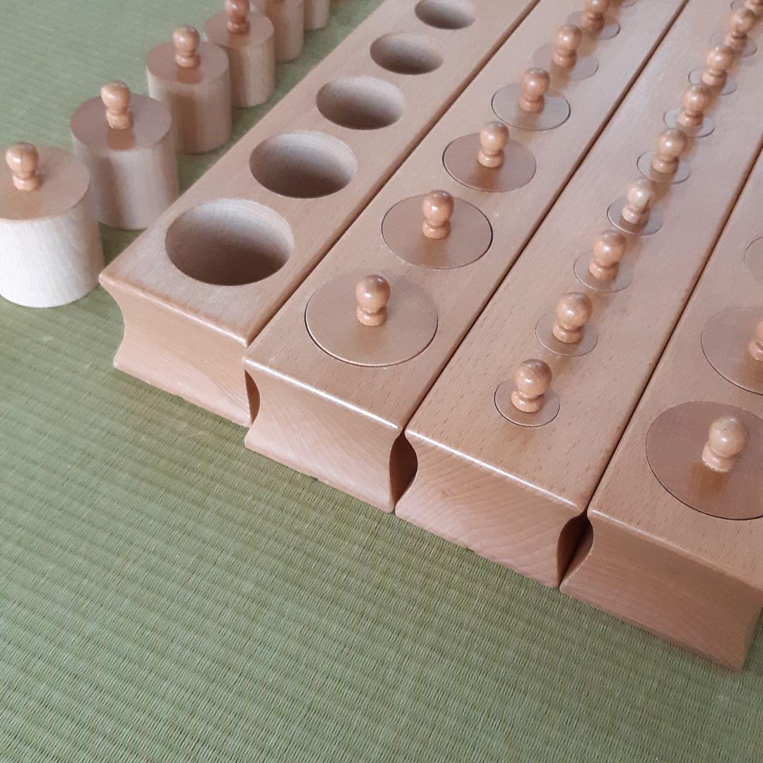 モンテッソーリ　円柱差し　大