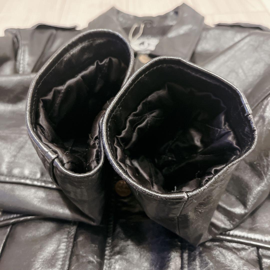 80s 激渋 日本製 ホースハイド A-2 ポリスマンジャケット シカゴポリス