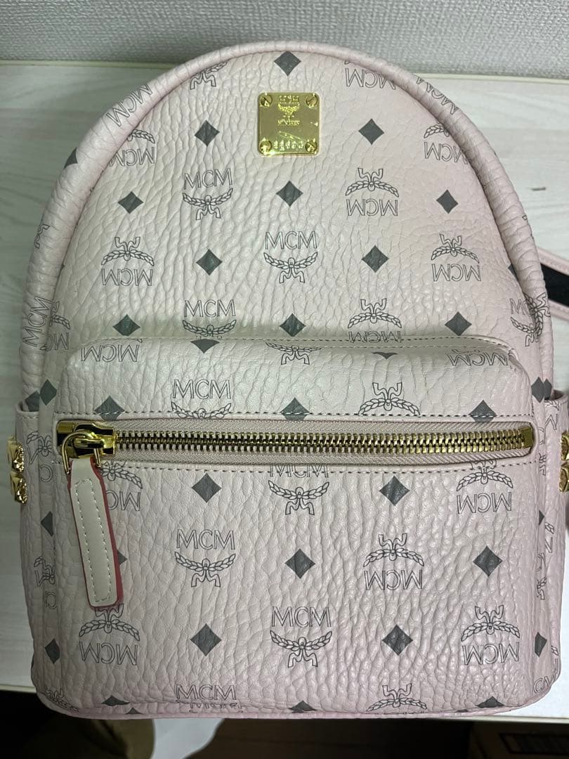 ♡*】様 【新品】MCM パウダーピンク スモール バック MWK 5XL24