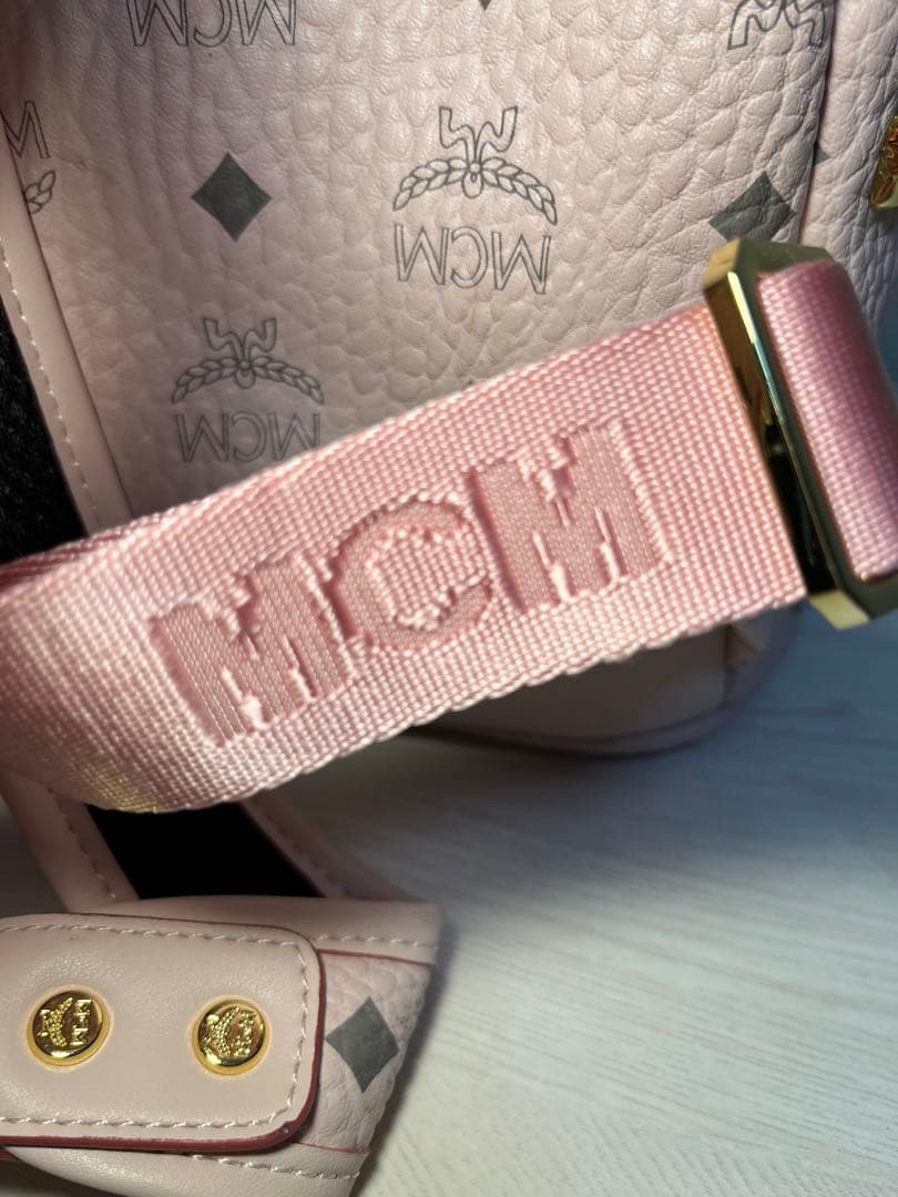 ♡*】様 【新品】MCM パウダーピンク スモール バック MWK 5XL24