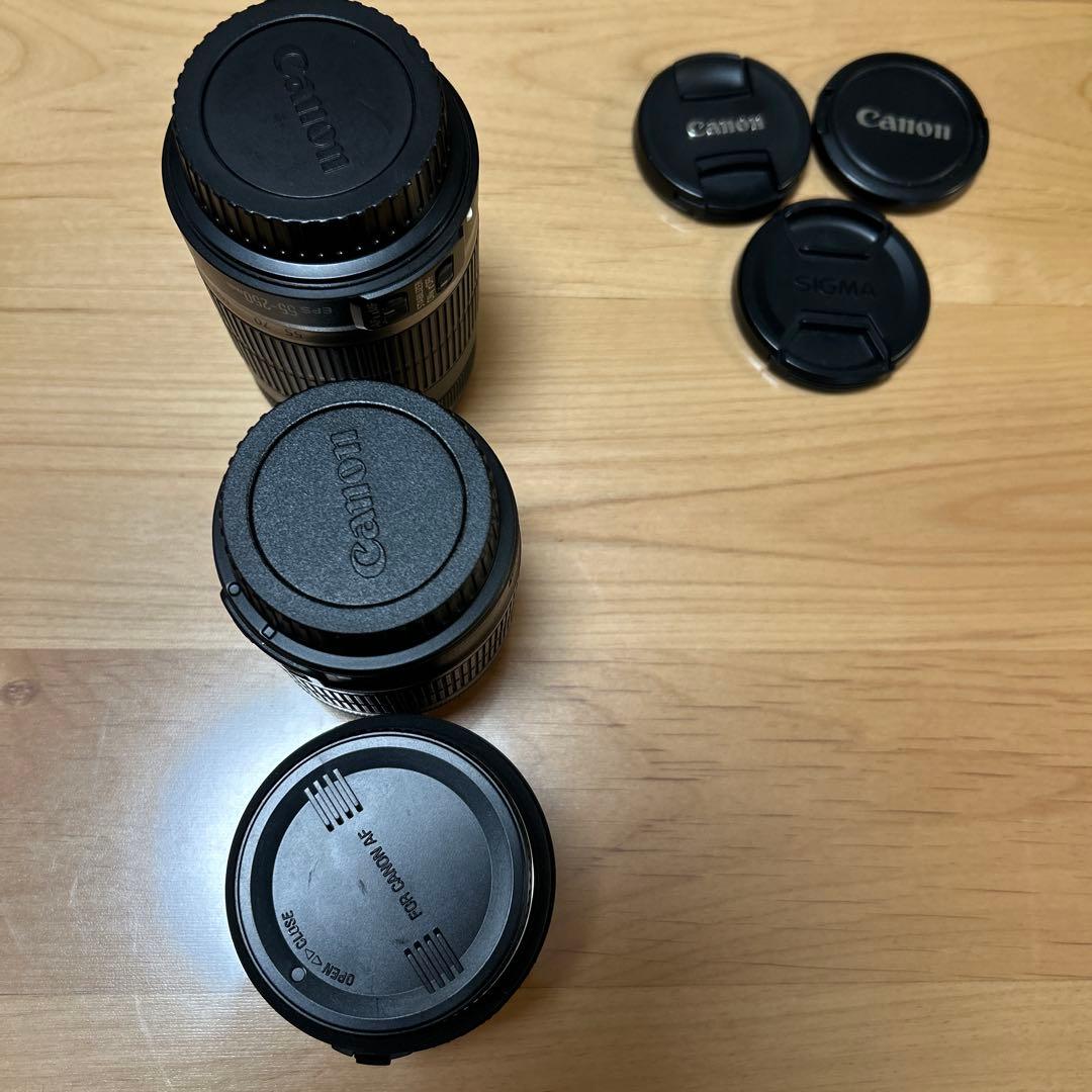 【ジャンク】Canon シグマ 一眼レフカメラ レンズ