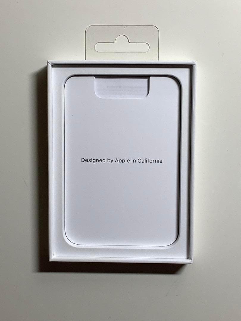 【新品】純正 MagSafe対応 iPhoneレザーウォレット・サドルブラウン①