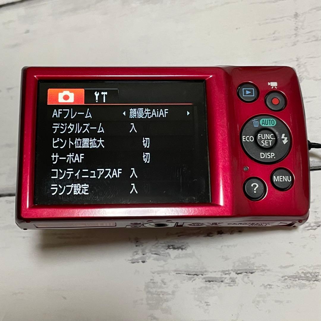 Canon IXY150 コンパクトデジタルカメラ レッド