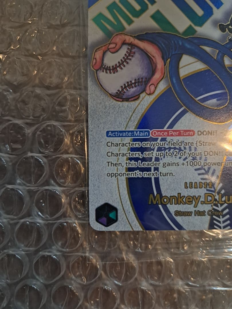 未開封 ドジャース ルフィ ワンピースカード 正規品