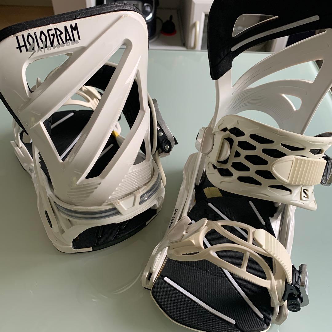 サロモン　Hologram スノーボード ビンディング M ホワイト