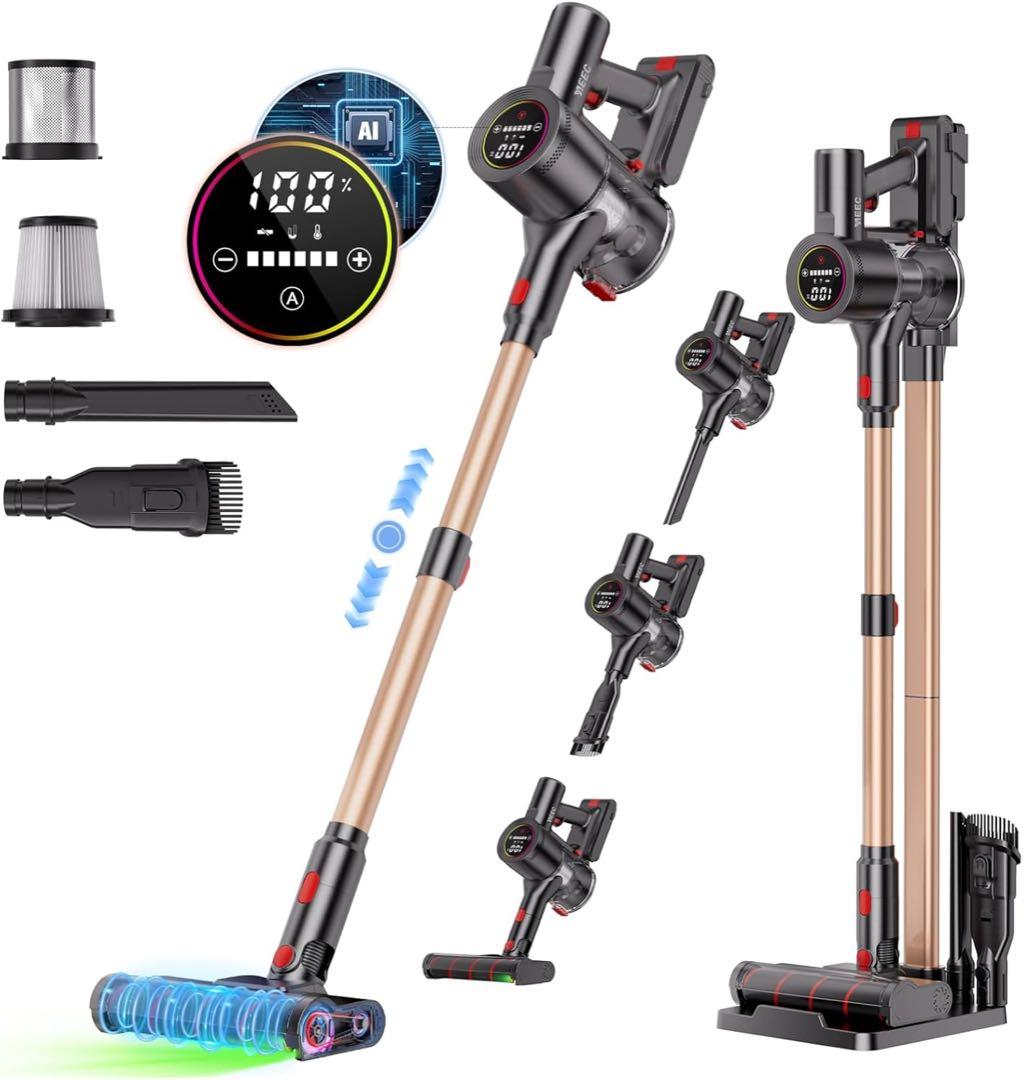 掃除機 コードレス2026先行販売80Kpa超強力吸引 業界初独立モーター自走式