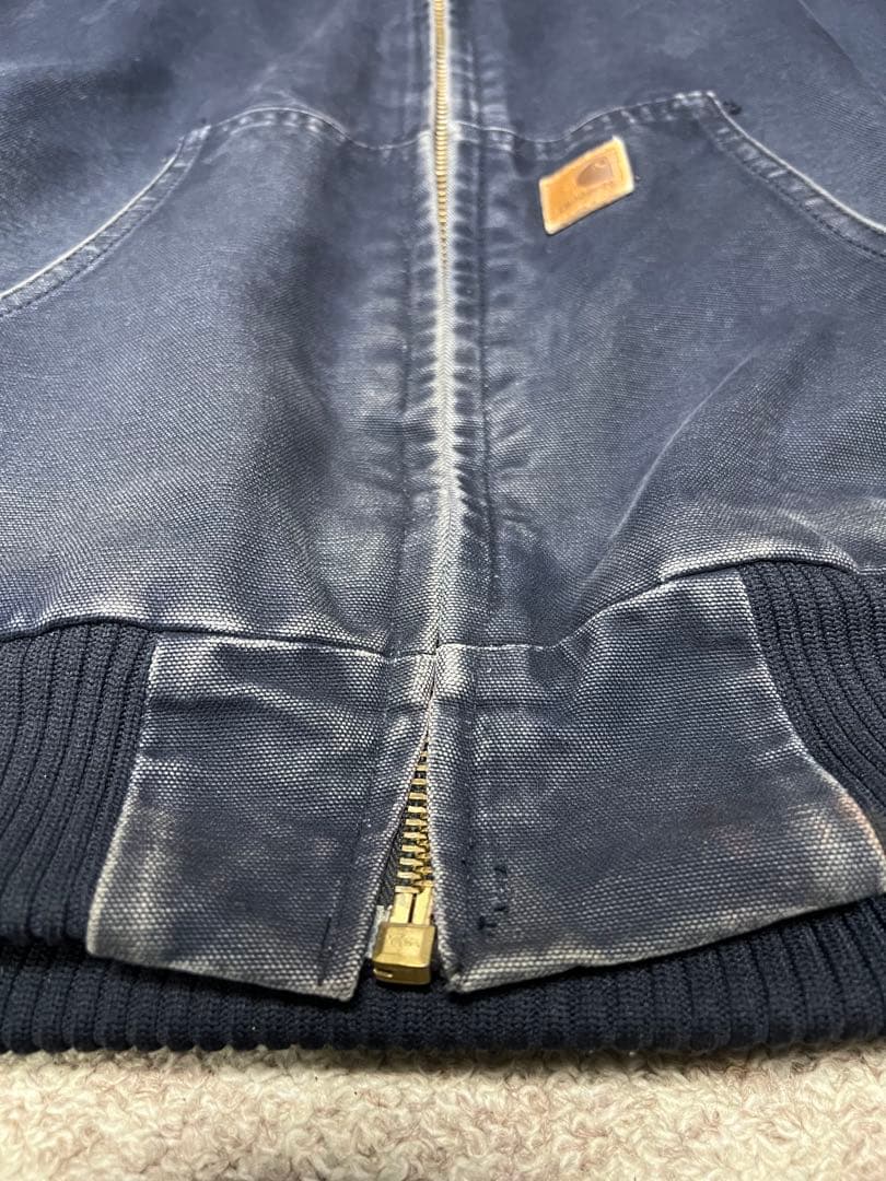 Carhartt アクティブジャケット ネイビー　フェード USA製　M