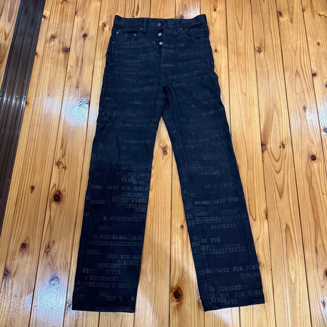 THEE HYSTERIC XXX HAVE FUN TYPE LOGO デニム