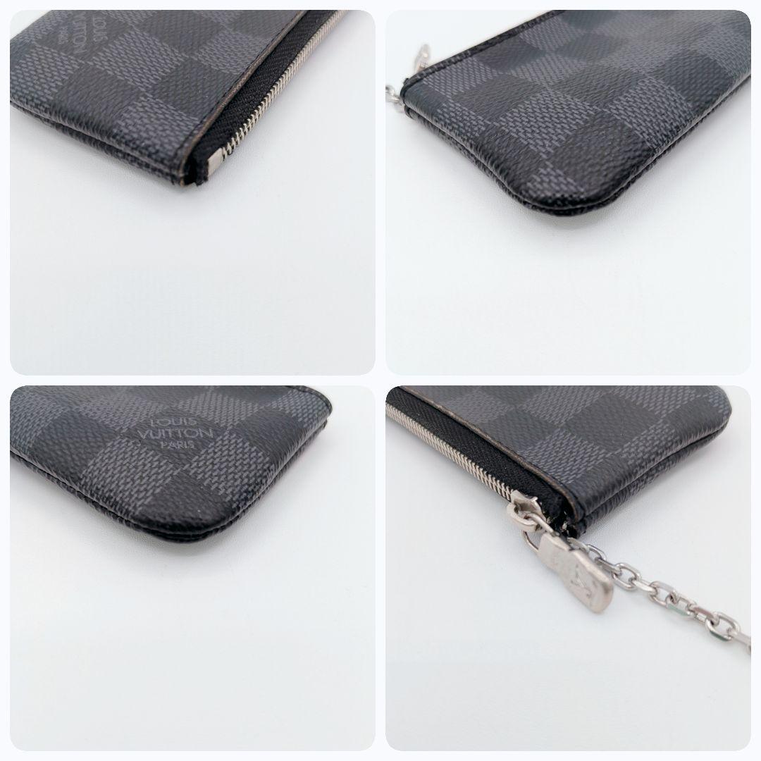 Louis Vuitton ルイ・ヴィトン ダミエ ブラック ケース 革