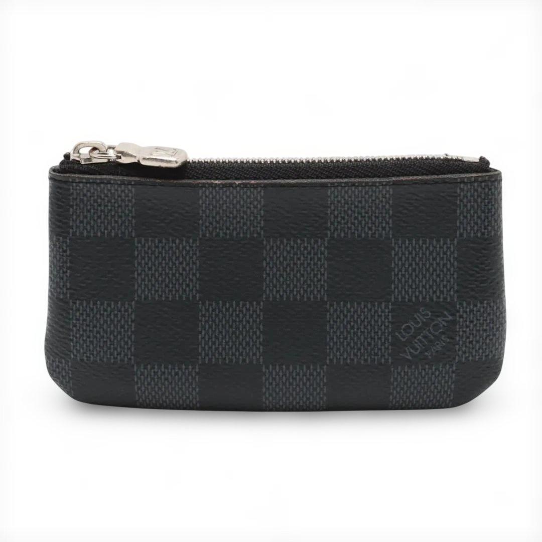 Louis Vuitton ルイ・ヴィトン ダミエ ブラック ケース 革