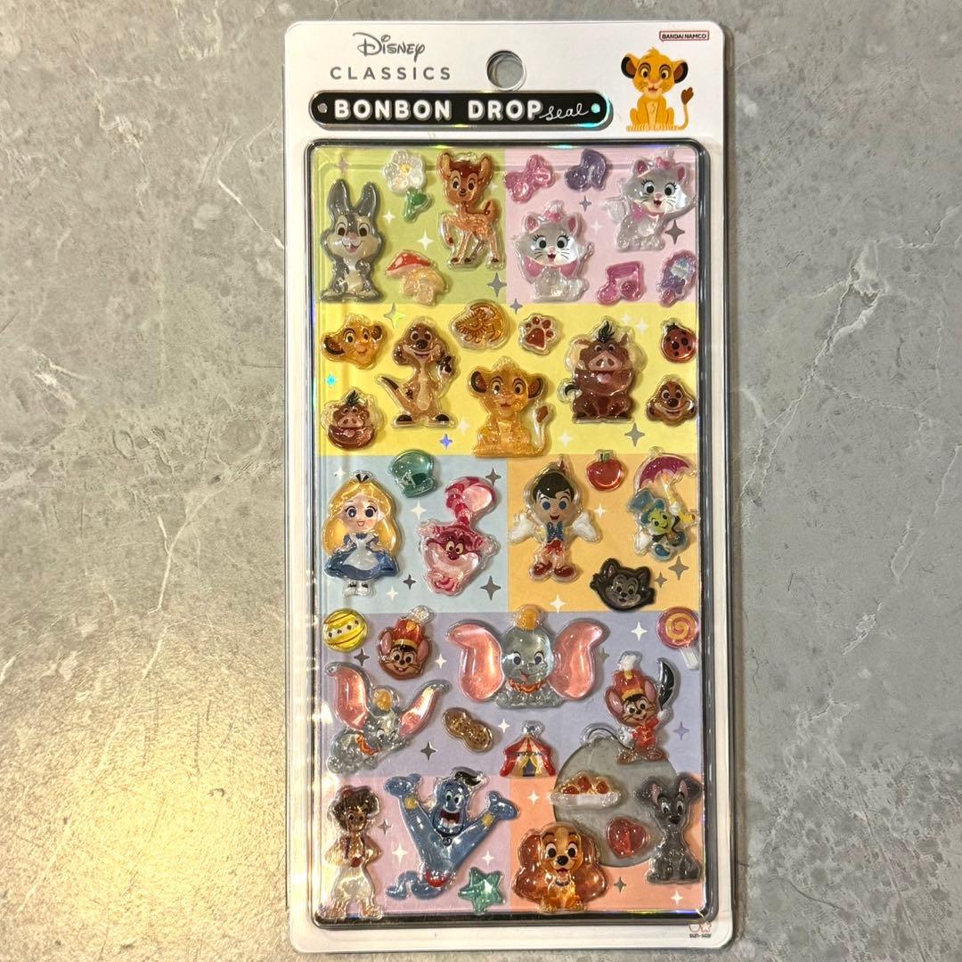 【国内正規品】ディズニーボンボンドロップシール　クラシック・プリンセス2点セット