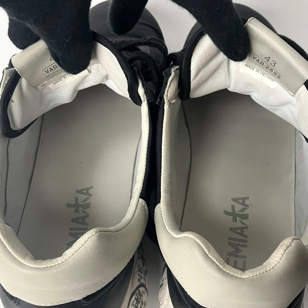 テラ　PREMIATA　プレミアータ　ナイロン　ロートップスニーカー黒43