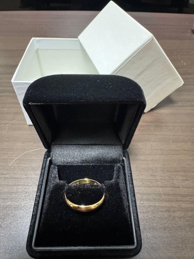 あ*ん様 K18 シンプルリング 16号　2g新品未使用K18刻印 造幣局検定刻
