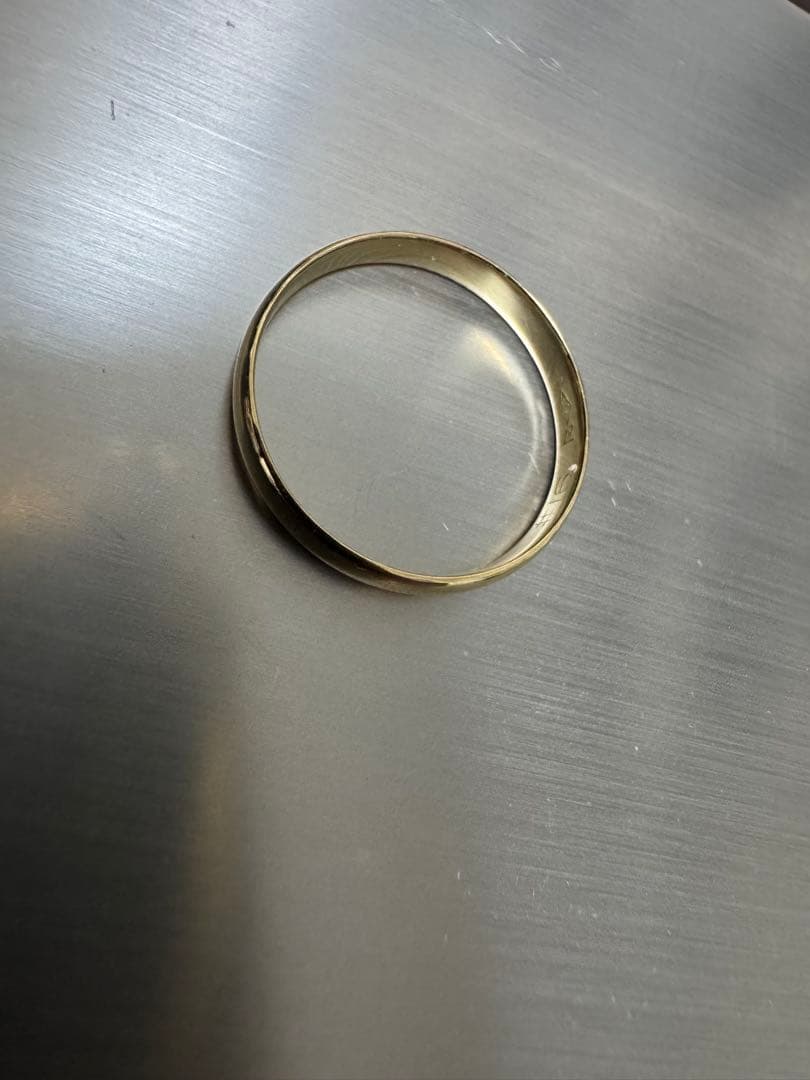 あ*ん様 K18 シンプルリング 16号　2g新品未使用K18刻印 造幣局検定刻