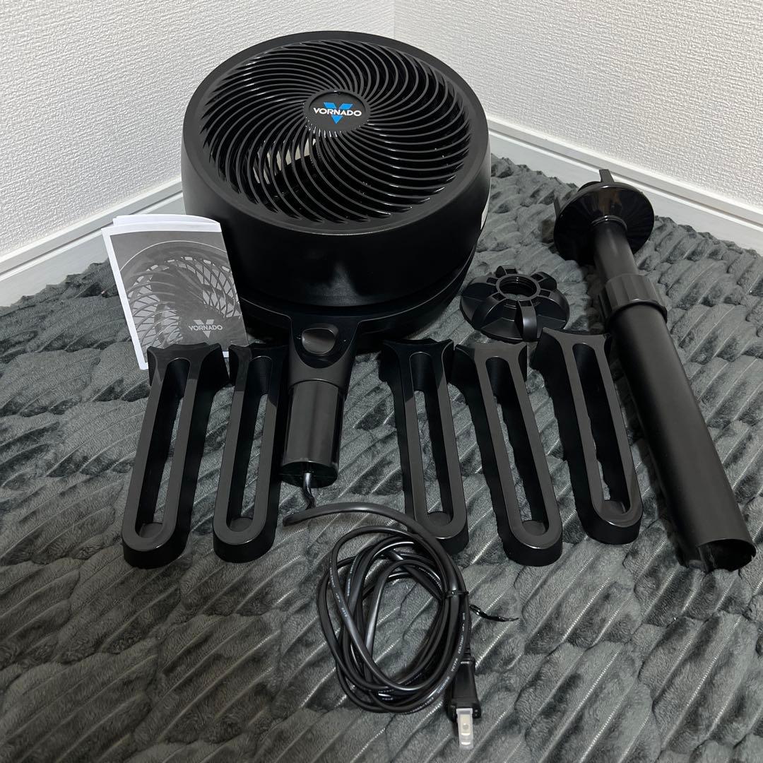 【美品｜店頭展示品】ボルネード サーキュレーター 683-JP ブラック 30畳