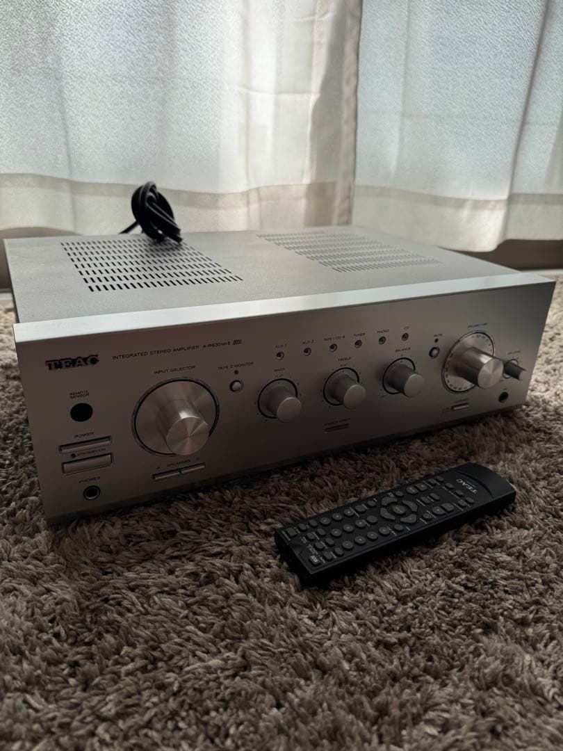 TEAC A-R630MKII-S プリメインアンプ リモコン付き