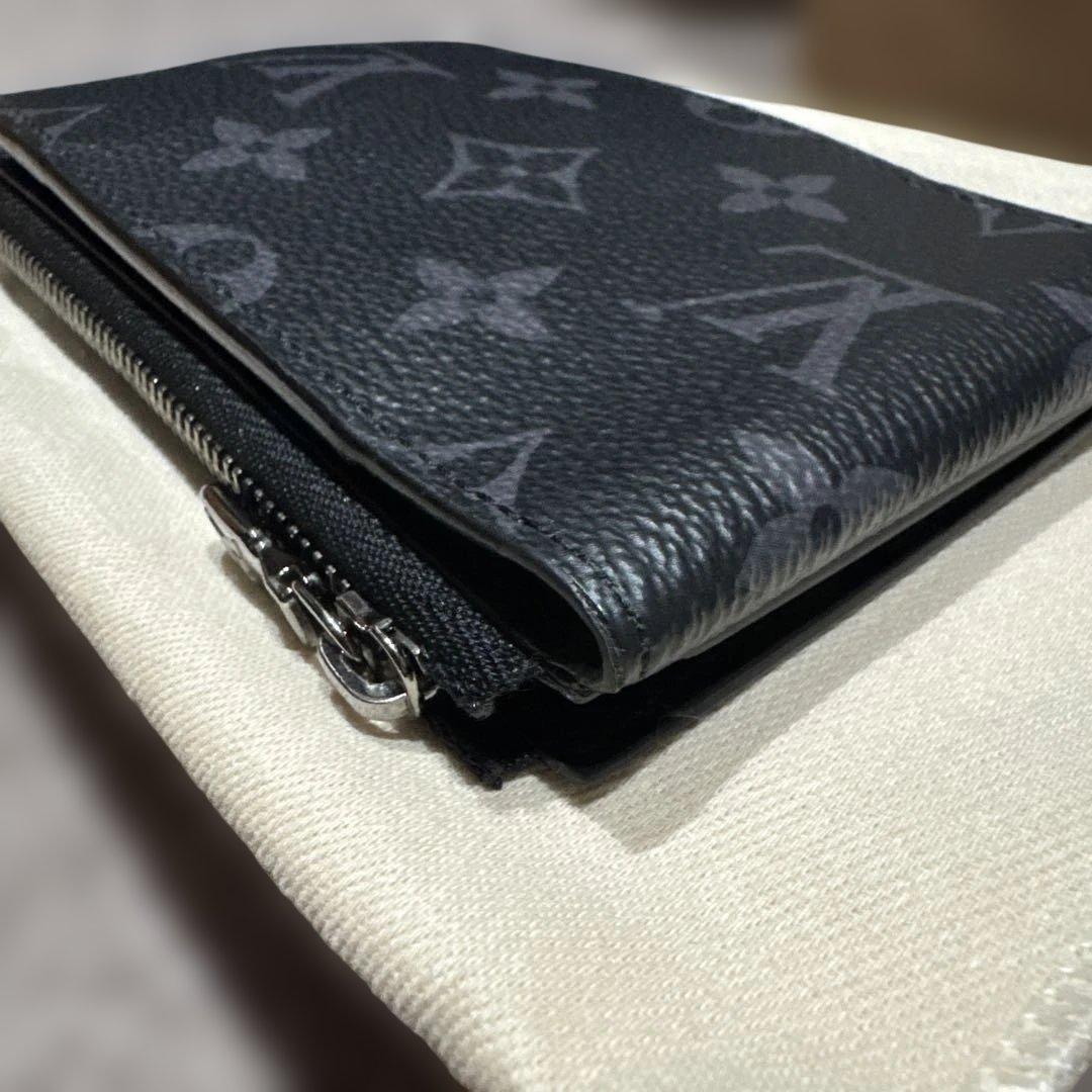 ルイヴィトン モノグラム エクリプス ハイブリッドウォレット 黒