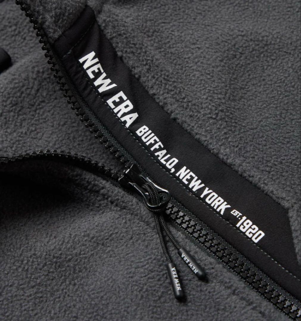 NEW ERA GOIF GFフリースFフルジップジャケット グレー