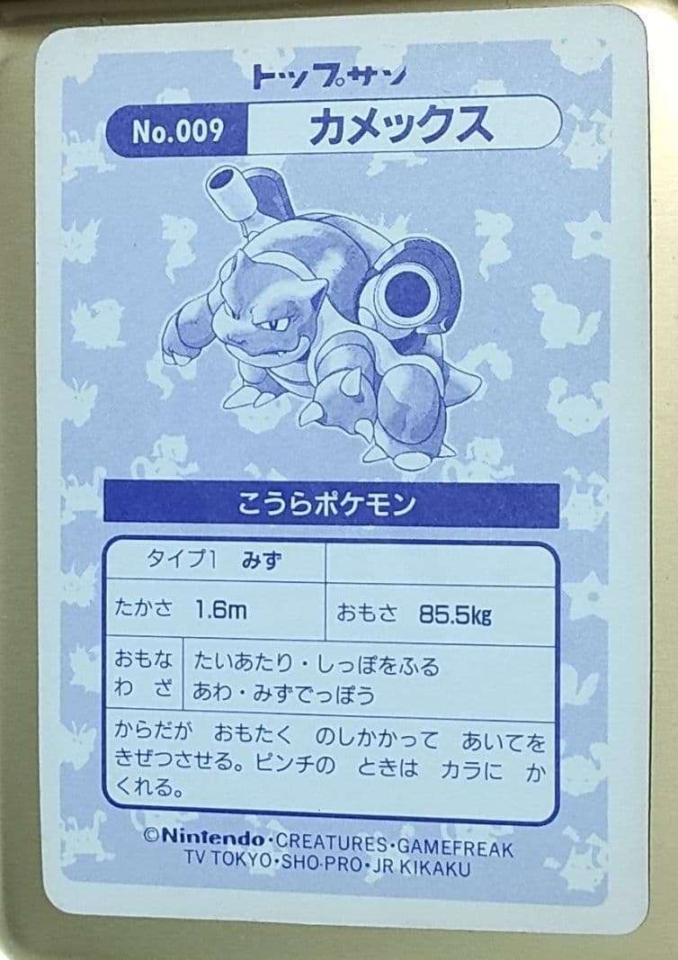 トップサン　ポケモン　カメックス