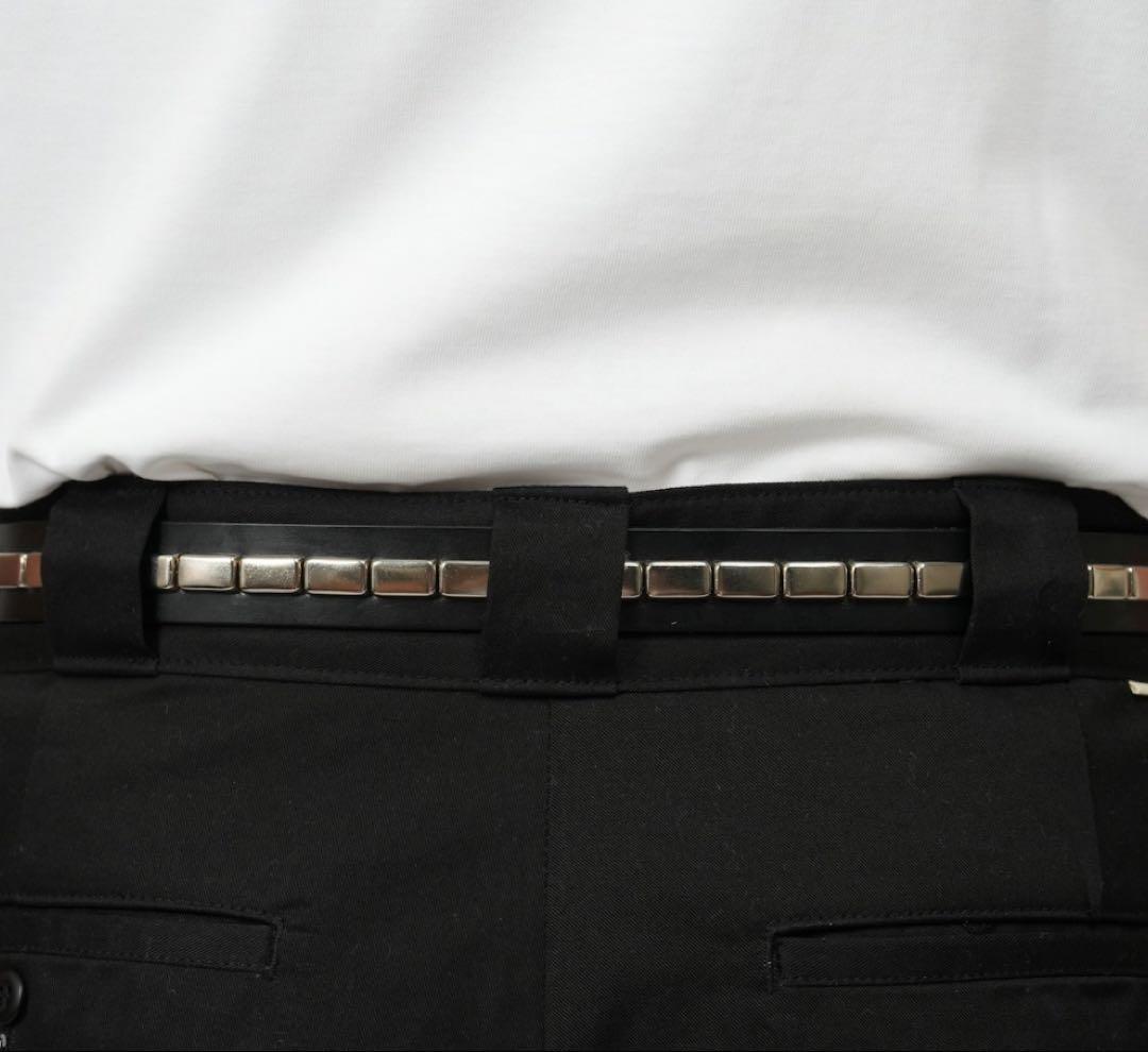 DECI Bridle studs narrow belt OVY Sサイズ