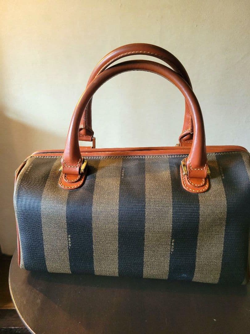 ま*る様 FENDI ペカン 2way ボストンバッグ/ハンドバッグ