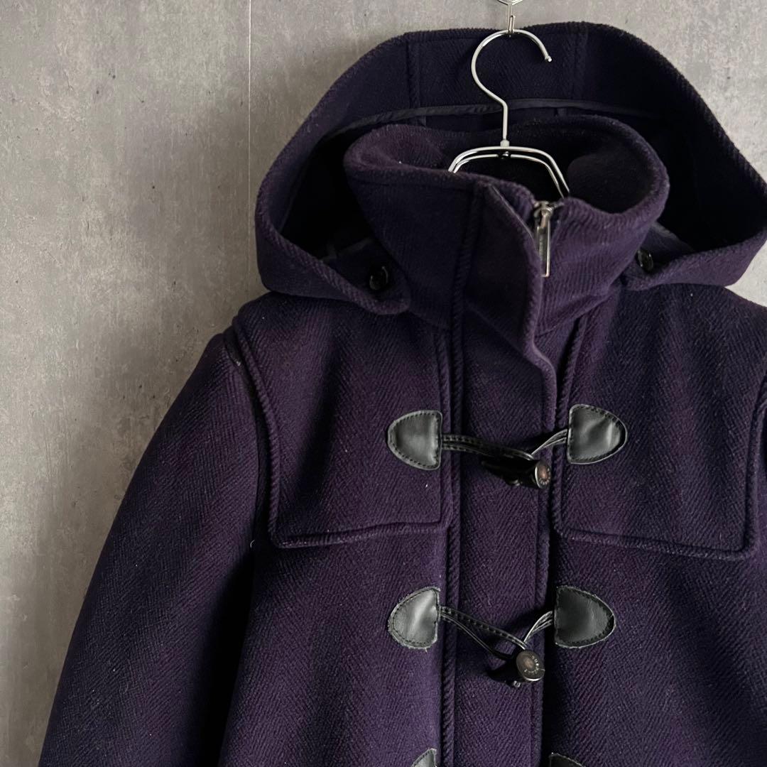 BURBERRY LONDON　バーバーロンドン　ウールダッフルコート　フード付