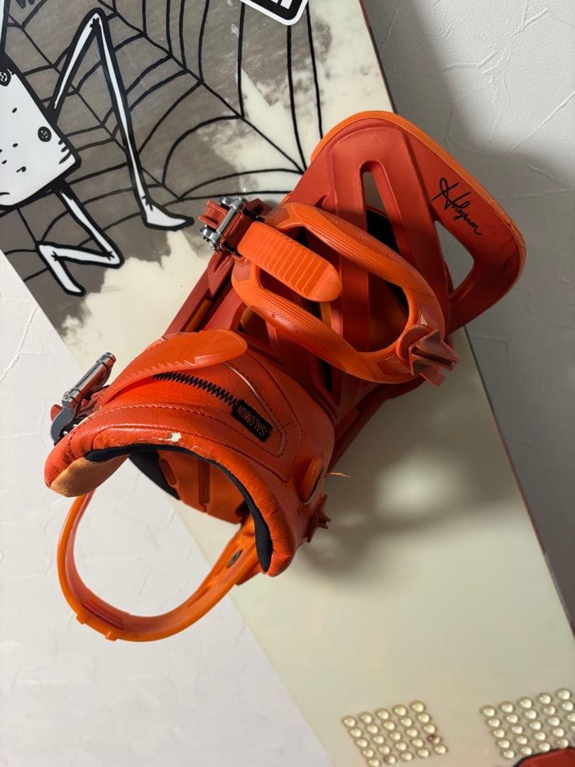 Salomon 板、ビンディング、ブーツ3点セット　＋ソールカバー(おまけ)