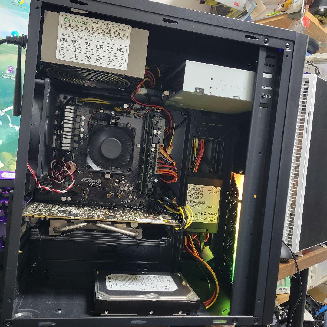 ゲーミングPC キーボードマウス付き RGBライティングあり エントリーグレード