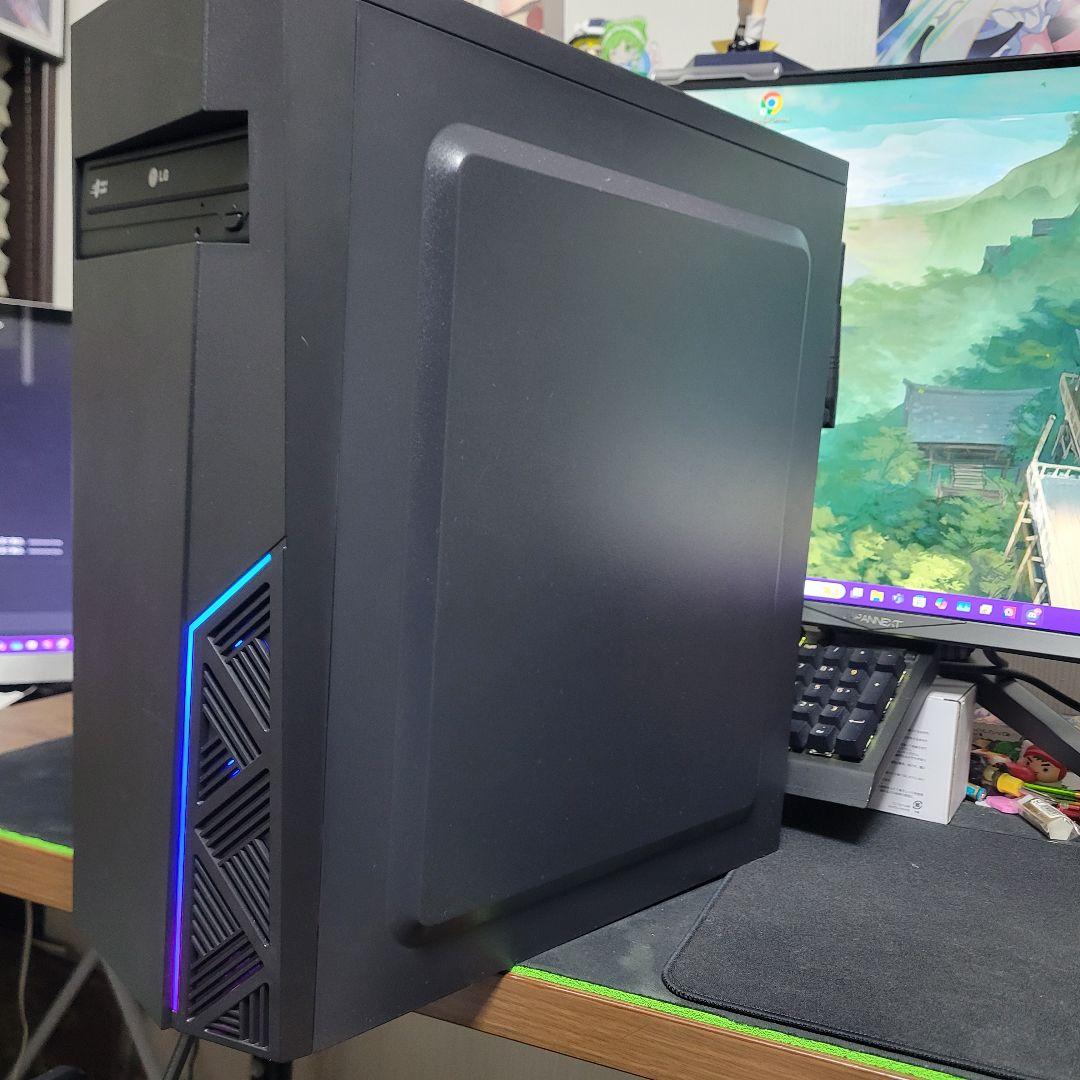 ゲーミングPC キーボードマウス付き RGBライティングあり エントリーグレード