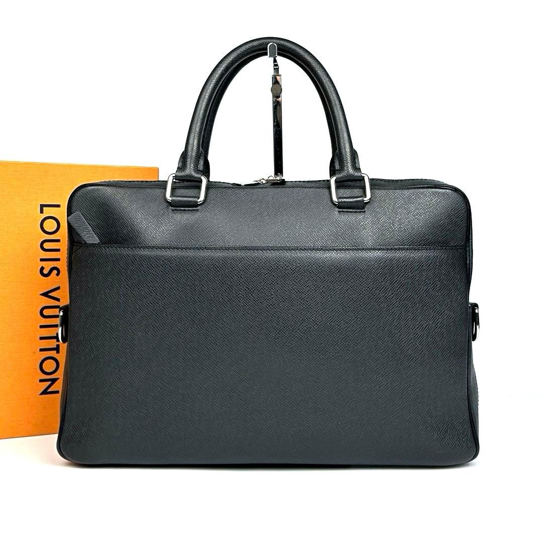 極美品 ルイヴィトン タイガ ポルトドキュマン ビジネス PM M32952 黒