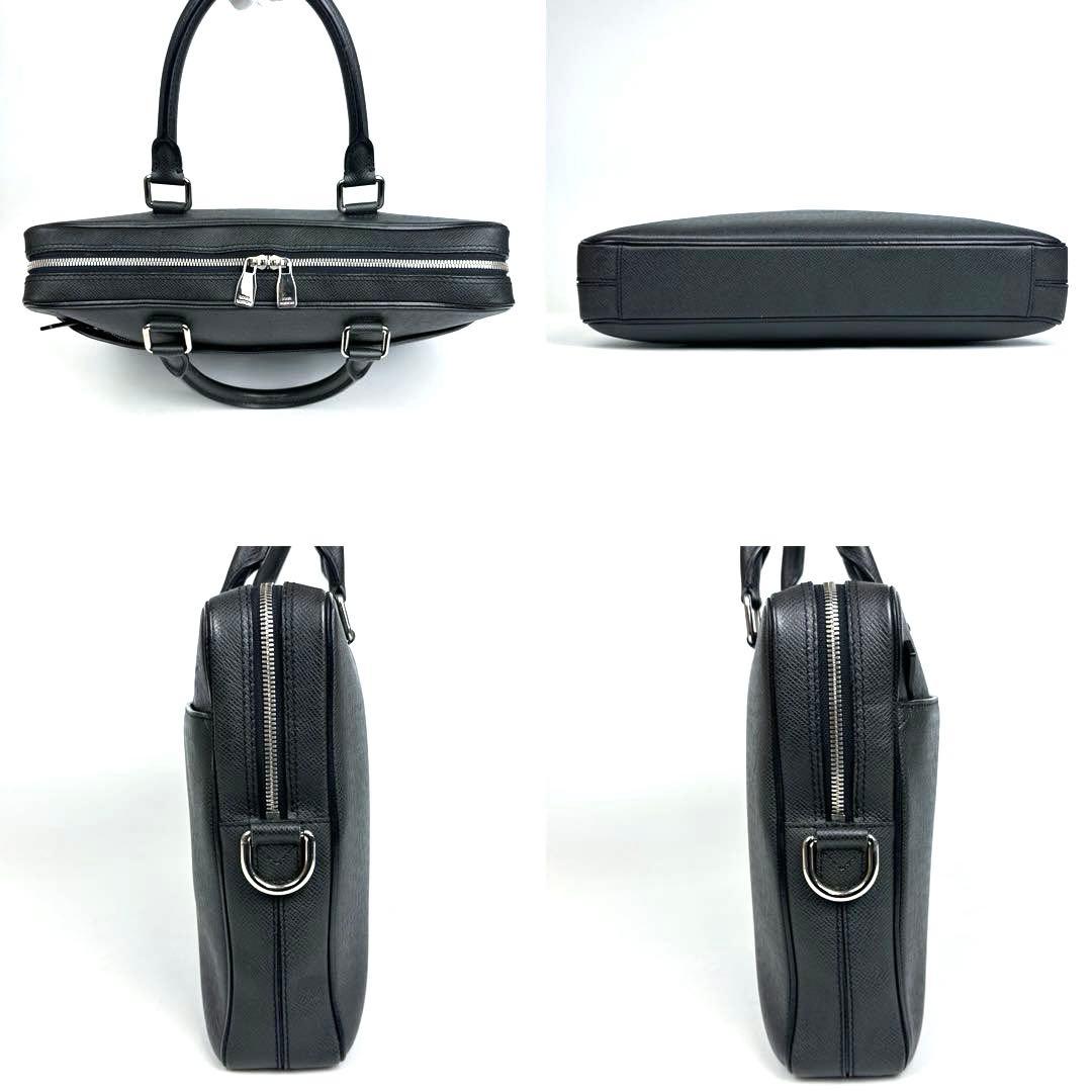 極美品 ルイヴィトン タイガ ポルトドキュマン ビジネス PM M32952 黒