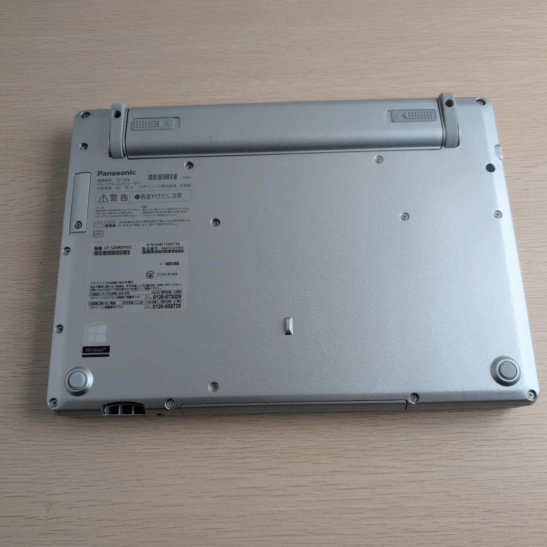 軽量快速PC Let's note CF-SZ6RDYVS 最新オフィス付き
